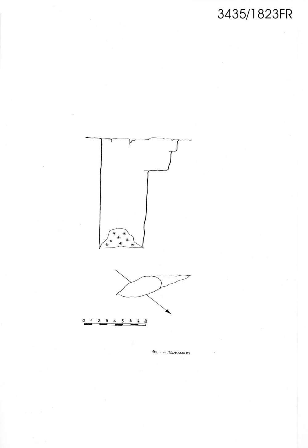 Voragine 2° a N di quota 2009