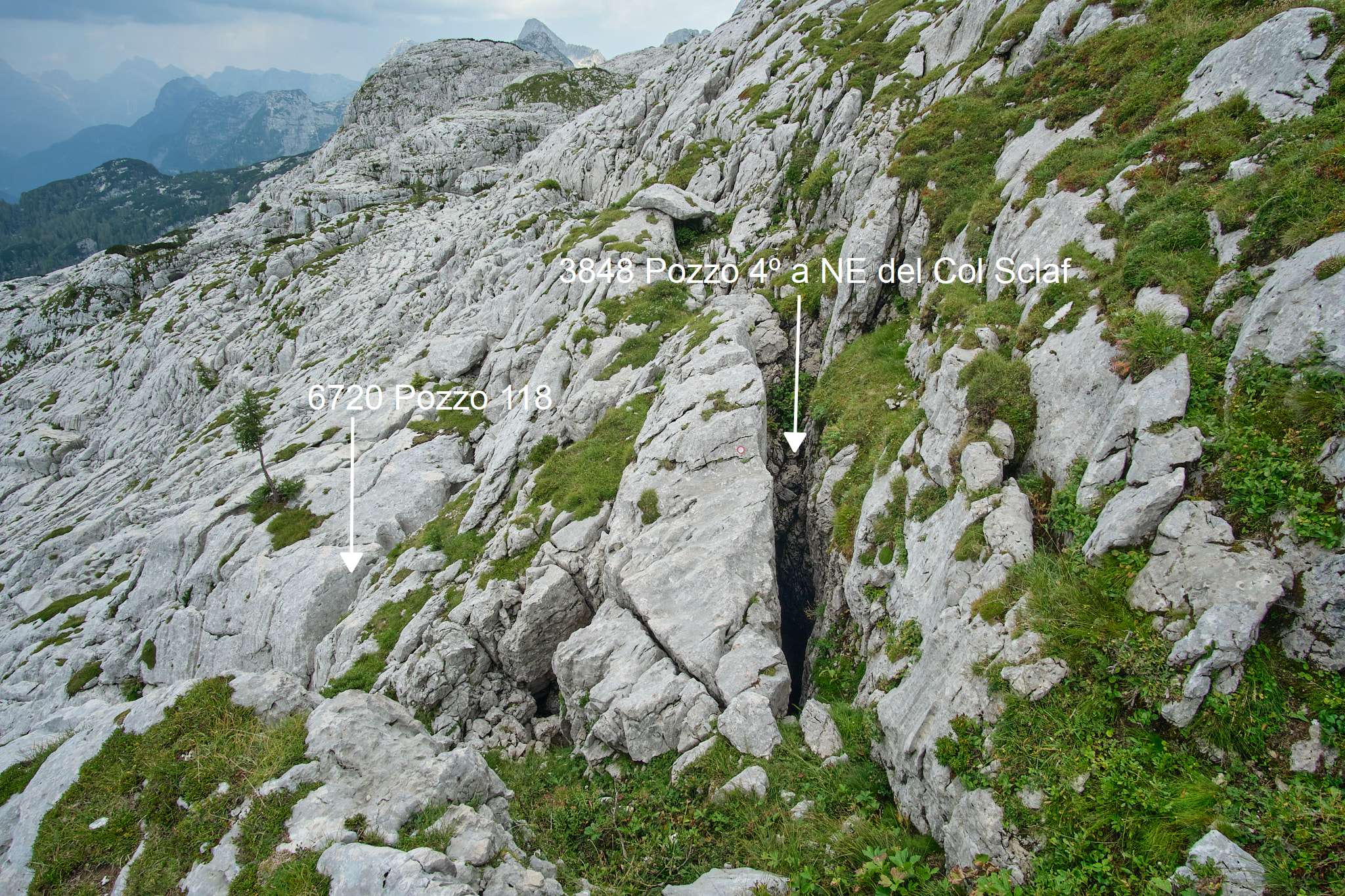 Pozzo 4º a NE del Col Sclaf